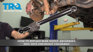 How to Replace Rear Shock Absorbers 2015-2022 Chevrolet Colorado