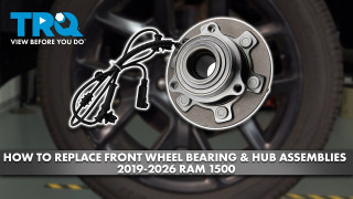 How to Replace Front Wheel Bearing  Hub Assemblies 2019-2026 Ram 1500
