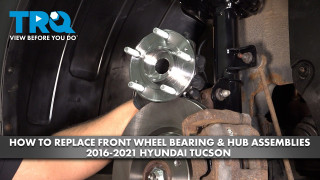 How to Replace Front Wheel Bearing  Hub Assemblies 2016-2021 Hyundai Tucson