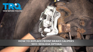 How to Replace Front Brake Calipers 2011-2016 Kia Optima