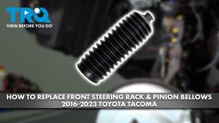 How to Replace Front Steering Rack  Pinion Bellows 2016-2023 Toyota Tacoma