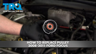 How to Replace Idler Pulley 2008-2011 Ford Focus