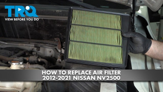 How to Replace Air Filter 2012-2021 Nissan NV2500 56L V8
