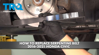 How to Replace Serpentine Belt 2016-2021 Honda Civic 15L L4