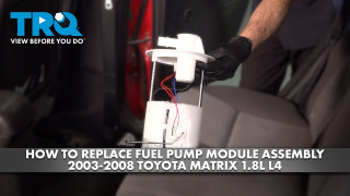 How to Replace Fuel Pump Module Assembly 2003-2008 Toyota Matrix 18L L4