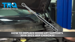 How to Replace Hood Lift Supports 2014-2023 Jeep Cherokee