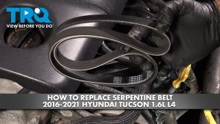 How to Replace Serpentine Belt 2016-2021 Hyundai Tucson 16L L4