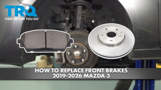 How to Replace Front Brakes 2019-2026 Mazda 3