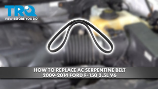 How to Replace AC Serpentine Belt 2009-2014 Ford F-150 35L V6