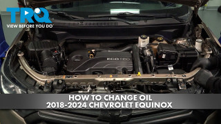How to Change Oil 2018-2024 Chevrolet Equinox