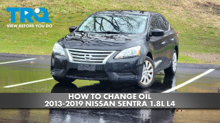 How to Change Oil 2013-2019 Nissan Sentra 18L L4