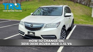 How to Change Oil 2014-2020 Acura MDX 35L V6