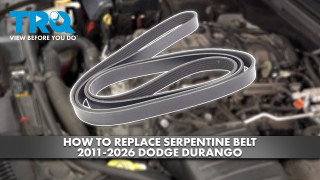 How to Replace Serpentine Belt 2011-2026 Dodge Durango