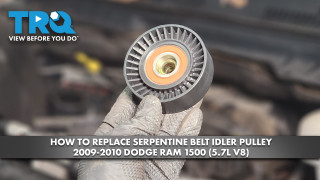 How to Replace Serpentine Belt Idler Pulley 2009-2010 Dodge Ram 1500 57L V8
