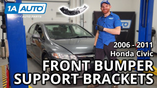 How to Replace Front Bumper Cover Side Brackets 2006-2011 Honda Civic ...
