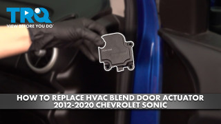 How to Replace HVAC Blend Door Actuator 2012-2020 Chevrolet Sonic