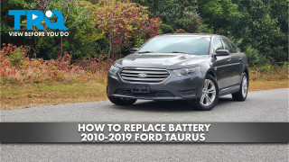 How to Replace Battery 2010-2019 Ford Taurus 1A Auto