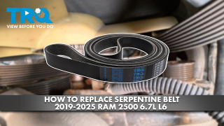 How to Replace Serpentine Belt 2019-2025 Ram 2500 67L L6