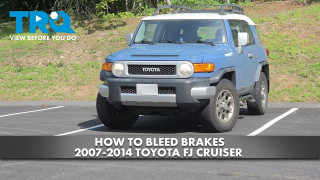 How to Bleed Brakes 2007-2014 Toyota FJ Cruiser