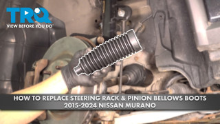 How to Replace Steering Rack  Pinion Bellows Boots 2015-2024 Nissan Murano