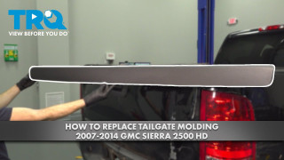 How to Replace Tailgate Molding 2007-2014 GMC Sierra 2500 HD