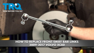 How to Replace Front Sway Bar Link 2009-2017 Volvo XC60