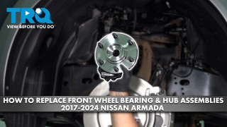 How to Replace Front Wheel Bearing  Hub Assemblies 2017-2024 Nissan Armada
