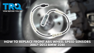 How to Replace Front ABS Wheel Speed Sensors 2007-2013 BMW 328I