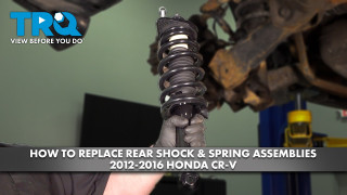 How to Replace Rear Shock  Spring Assemblies 2012-2016 Honda CR-V