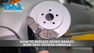 How to Replace Front Brakes 2020-2027 Toyota Corolla