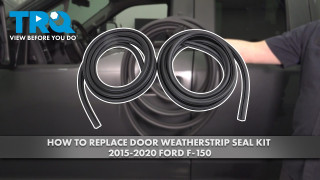 How to Replace Door Weatherstrip Seal Kit 2015-2020 Ford F-150