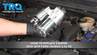 How to Replace Starter 2010-2019 Ford Taurus 35L V6