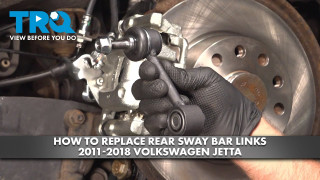 How to Replace Rear Sway Bar Links 2011-2018 Volkswagen Jetta