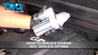How to Replace Starter 2011-2016 Kia Optima