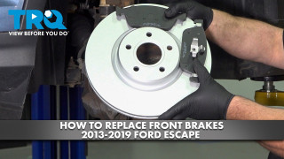 How to Replace Front Brakes 2013-2019 Ford Escape