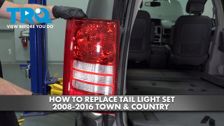 How to Replace Tail Light Set 2008-2016 Chrysler Town  Country