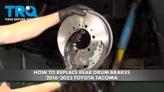 How to Replace Rear Drum Brakes 2016-2023 Toyota Tacoma