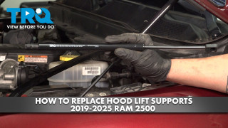 How to Replace Hood Lift Supports 2019-2025 Ram 2500