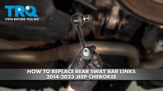 How to Replace Rear Sway Bar Links 2014-2023 Jeep Cherokee