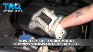 How to Replace Engine Mount 2012-2022 Volkswagen Passat 25L L5