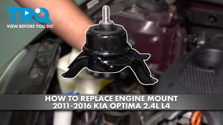 How to Replace Engine Mount 2011-2016 Kia Optima 24L L4
