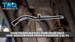 How to Replace Fuel Tank Filler Neck 2008-2016 Chrysler Town  Country 38L V6