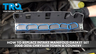 How to Replace Intake Manifold Gasket Set 2008-2016 Chrysler Town  Country