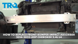 How to Replace Front Bumper Impact Absorber 2014-2023 Jeep Cherokee