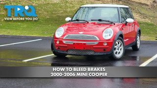 How to Bleed Brakes 2000-2006 Mini Cooper