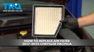 How to Replace Air filter 2017-2027 Chrysler Pacifica