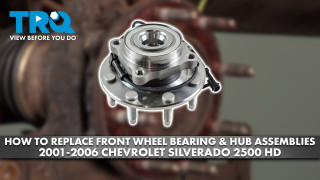 How to Replace Front Wheel Bearing  Hub Assemblies 2001-2006 Chevrolet Silverado 2500 HD