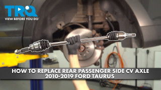 How to Replace Rear Left CV Axle Shaft 2010-2019 Ford Taurus