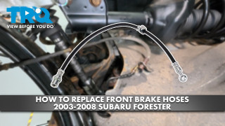 How to Replace Front Brake Hoses 2003-2008 Subaru Forester