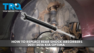 How to Replace Rear Shock Absorbers 2011-2016 Kia Optima